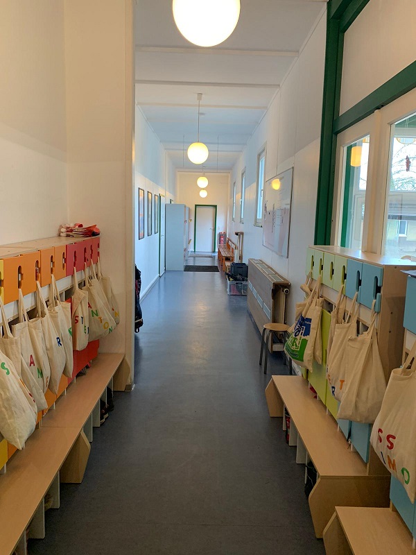 Garderobe Hort und Kindergarten